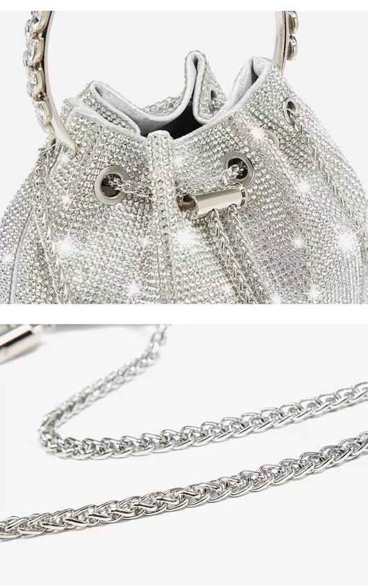 Bolso Bandolera de Diamantes Completos para Cena y Eventos - Image 17