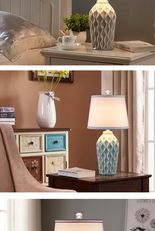 Lámpara de Mesa Estilo Europeo para Dormitorio - Luz Cálida y Elegante - Image 15