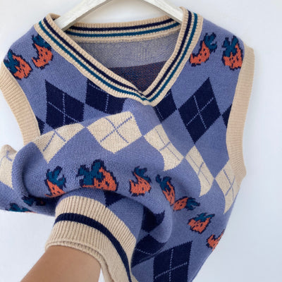 Cardigan Holgado Estilo Universitario para Mujer - Image 19