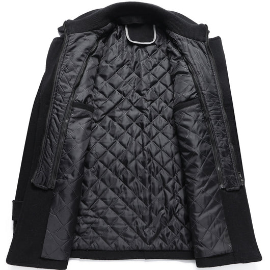 Abrigo de Lana Gruesa para Hombre - Elegancia y Calidez - Image 21