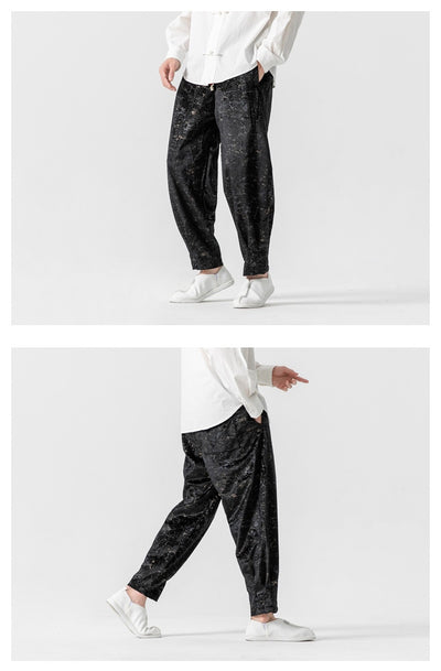 Pantalones de Chándal Gruesos Talla Grande Estilo Hanfu Mejorado - Image 20