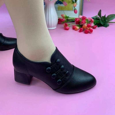 Zapatos Cómodos para Mujer con Tacón Bajo y Suela Suave - Image 4