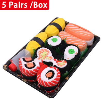 Calcetines de Algodón Peinado Transpirables - Caja Sushi Medianos - Image 8