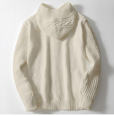 Cardigan Tejido Trenzado para Hombre - Estilo Europeo y Americano - Image 12