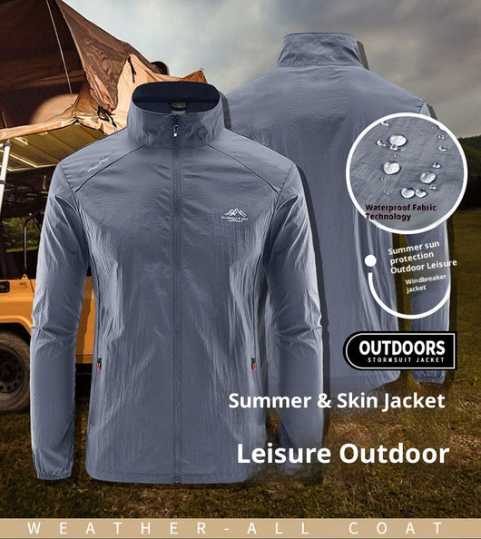 Ropa de Protección Solar Transpirable en Seda de Hielo para Hombre - Image 22