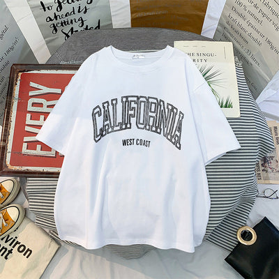 Playera Casual Harajuku para Mujer con Estampado Verano - Image 21