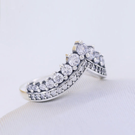 Anillo de Corona de Circonia Cúbica - Diseño Princesa - Image 9