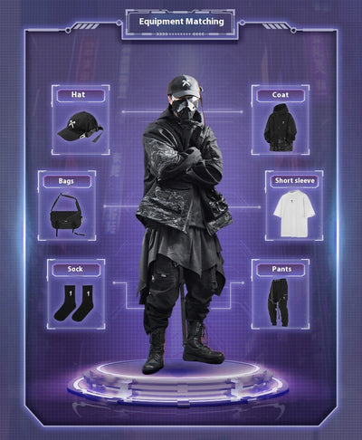 Chaqueta Impermeable con Capucha y Bolsillos Funcionales para Hombre - Image 13