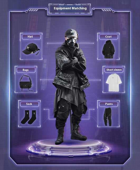 Chaqueta Impermeable con Capucha y Bolsillos Funcionales para Hombre - Image 13
