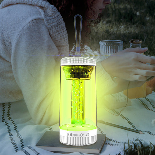 Lámpara LED Portátil para Camping con Altavoz Bluetooth Inalámbrico Multicolor - Image 9
