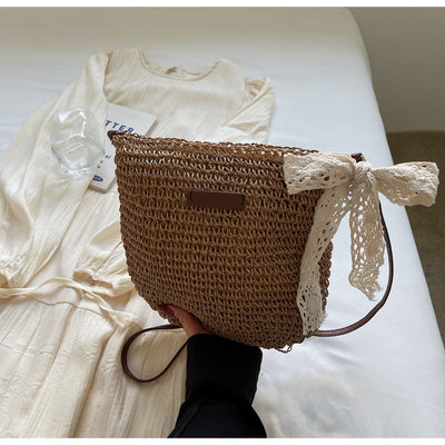 Bolsa Mensajera Tejida Calada para Mujer - Multiusos - Image 10