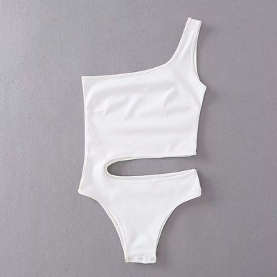 Traje de Baño Asimétrico Cropped con Espalda Descubierta - Image 16