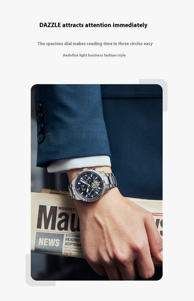 Reloj Deportivo Multifuncional Hombre con Diseño Calado - Image 15
