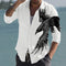 Camisa Manga Larga Slim Fit Estampada para Hombre