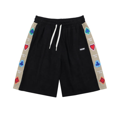 Shorts de Pana Retro con Bordados Estilo Europeo y Americano - Image 2