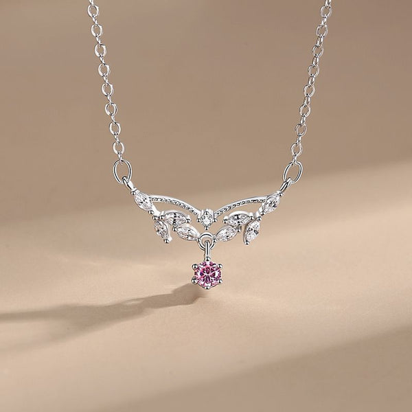 Collar de Plata Esterlina 925 con Diamante de Circonio