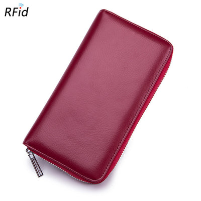 Billetera Larga de Cuero Genuino para Hombre con Protección RFID y 36 Compartimentos - Image 24