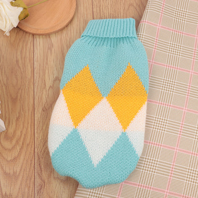 Suéter para Gato Multicolor con Cuello Solapa - Diseño Casual - Image 34
