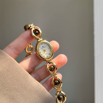 Pulsera de Ámbar con Diseño de Cadena - Lujo Minimalista y Elegancia Sofisticada