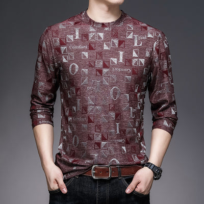 Camiseta Estampada Manga Larga para Hombre - Image 13