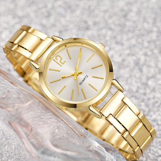 Conjunto de Reloj Minimalista y Pulseras Versátiles para Mujer - Image 9