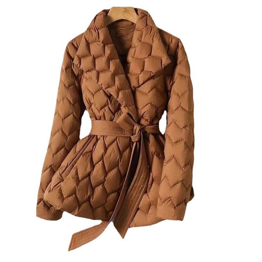 Chaqueta Acolchada Ligera con Plumón - Diseño Ondulado Invierno - Image 4
