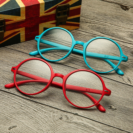 Gafas de Lectura Redondas con Marco HD en Resina