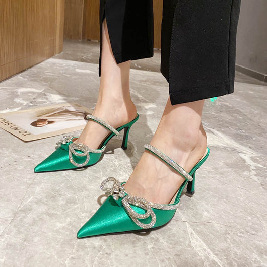 Mulas Stiletto de Taco Alto Elegantes - Image 14