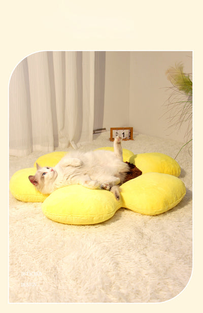 Nido Redondo Floral para Gatos - Cama Térmica Acogedora Todo Clima - Image 14