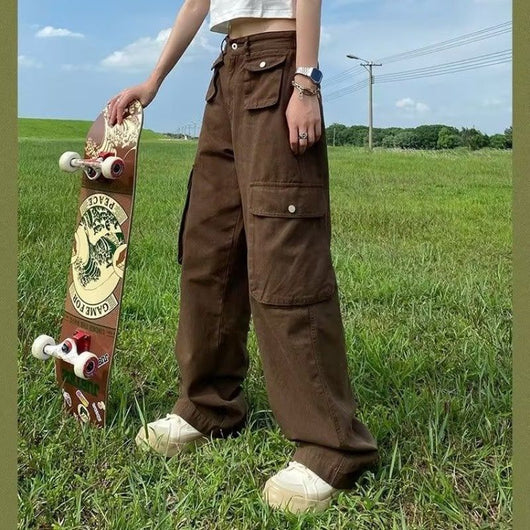 Pantalones Casuales Multibolsillos Estilo Industrial - Image 13