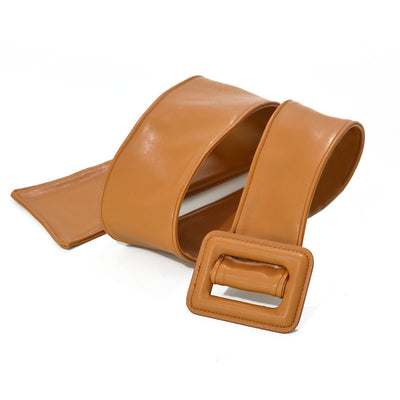 Cinturón Ancho de Piel de Oveja para Mujer - Image 6