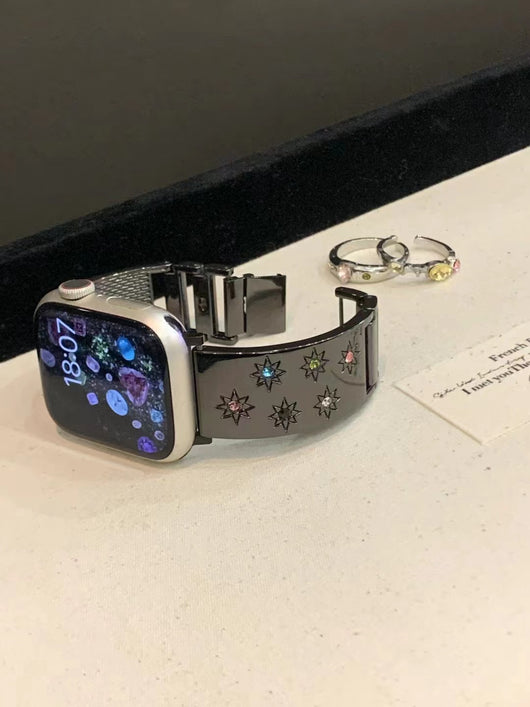 Pulsera Asterismo con Cristales Multicolor y Detalles Metálicos - Image 18