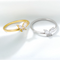 Anillo de Mariposa Chapado en Oro con Circonia Cúbica
