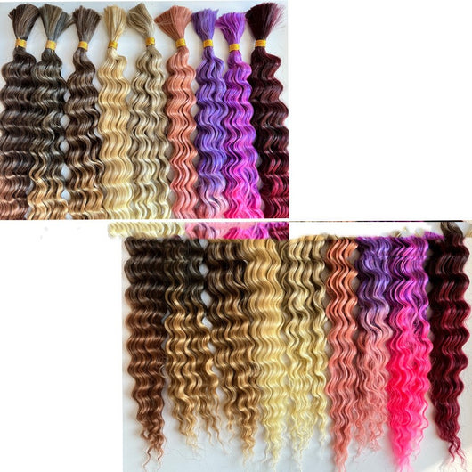 Extensiones Boho Trenzas Ondas Playa Cabello Sintético Giro Profundo - Image 5