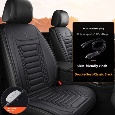 Asiento Calefactor Eléctrico de Peluche para Auto - Image 9