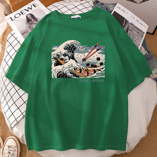 Playera Unisex con Estampado de Sushi del Mar - Image 2