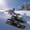 Patines Esquí Portátiles Ajustables para Nieve - Tabla Corta