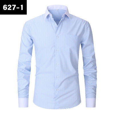 Camisa Rayada de Verano para Hombre Talla Grande - Image 3