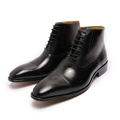 Botas Martin de Cuero con Cordones para Hombre - Talla Grande - Image 3