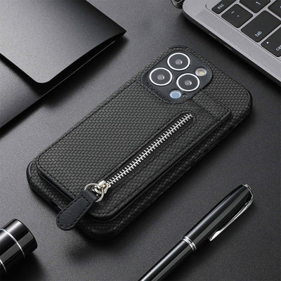 Cartera Organizadora con Cierre y Compartimentos para Tarjetas - Image 11