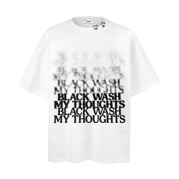 Men's Punk Letter Print T-Shirt
