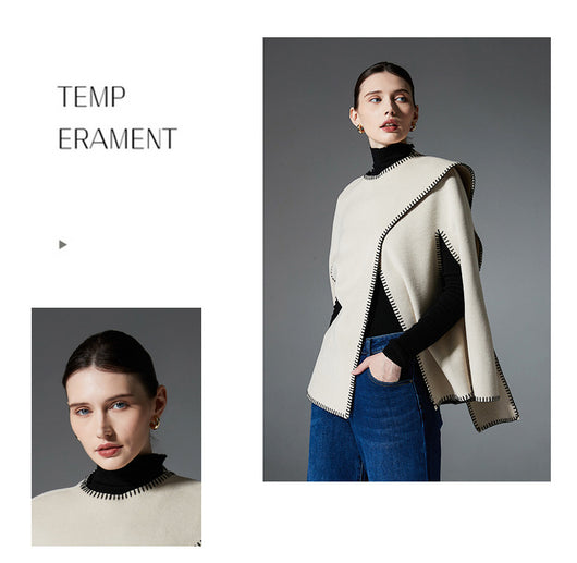 Capa y Chal Reversible con Costura Halter - Image 8