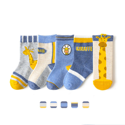 Calcetines Cálidos para Niños con Diseño de Jirafa - Image 3