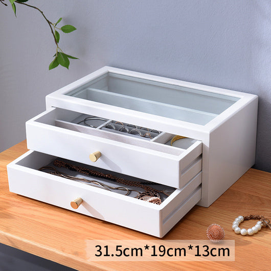 Caja Organizadora de Madera para Joyas y Maquillaje - Image 11