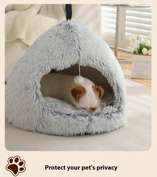 Cama Térmica Acogedora para Gatos - Nido Peluche Invierno - Image 28