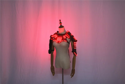 Chaleco Luminoso de Cuero PU con LED Integrado - Image 2