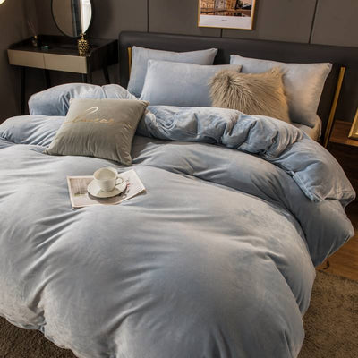 Juego de Cama Matrimonial Premium Franela Gruesa con Volante - Image 31