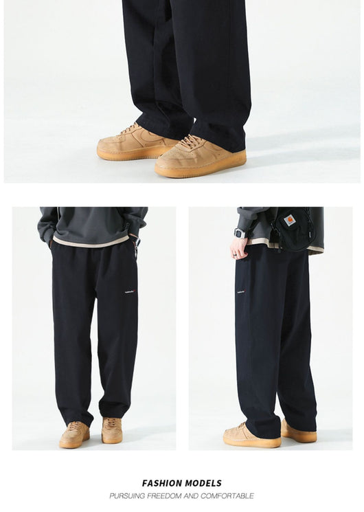 Pantalones Cargo Sueltos para Hombre Rectos Casuales - Image 22