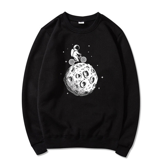 Sudadera Casual Astronauta en el Espacio - Estampado Moderno Manga Larga