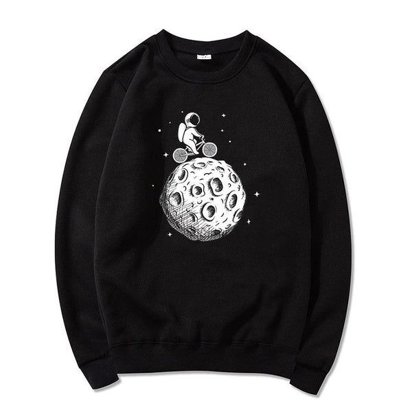Sudadera Casual Astronauta en el Espacio - Estampado Moderno Manga Larga